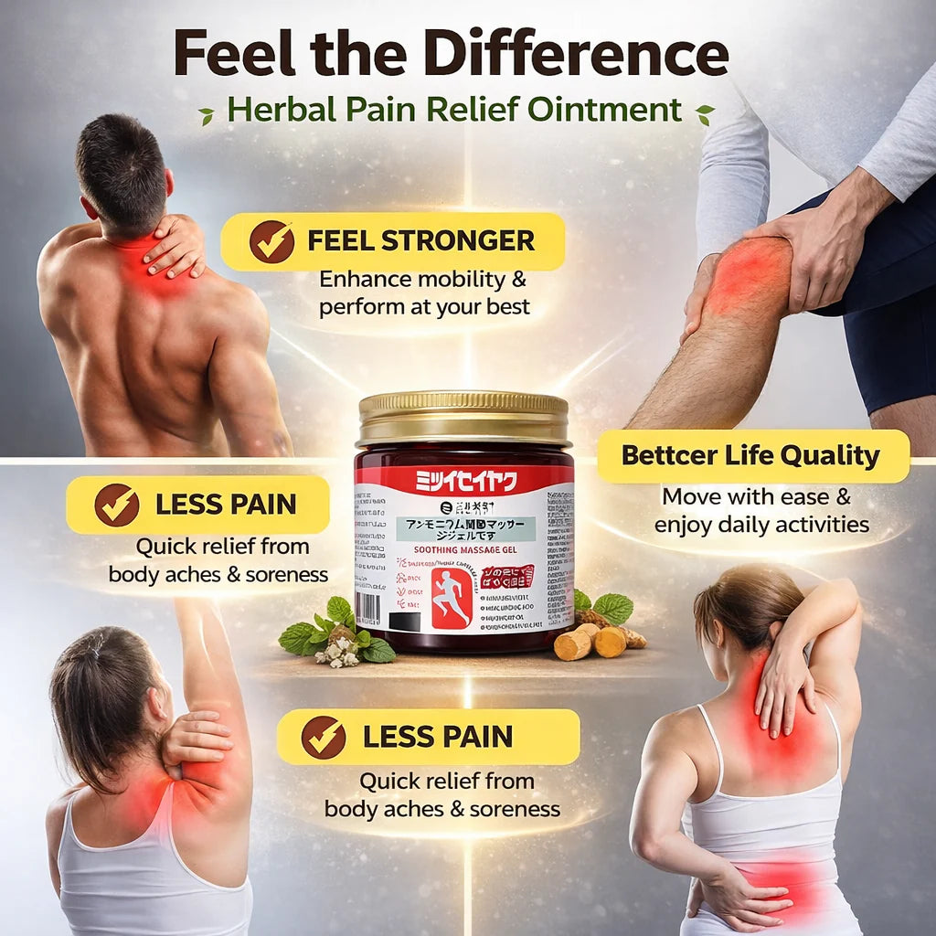 Instant Pain Relief Soothing Massage Gel (Pack of 2)