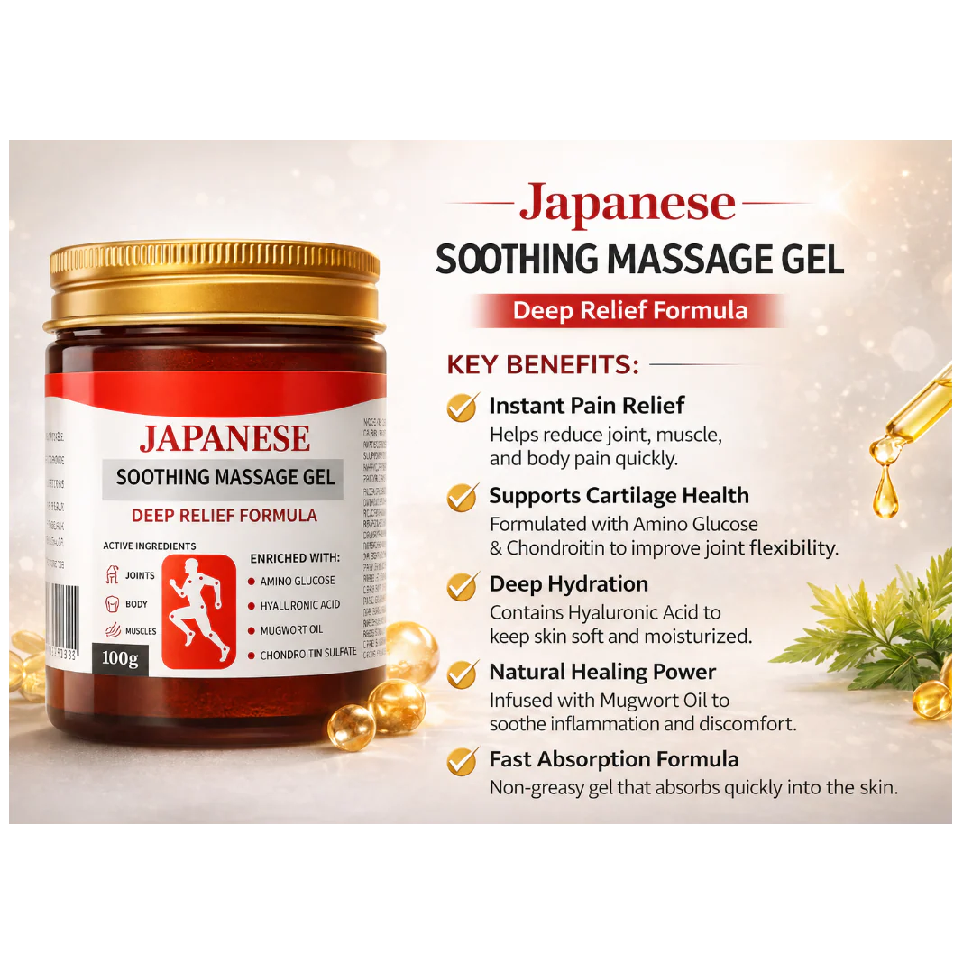 Instant Pain Relief Soothing Massage Gel (Pack of 2)