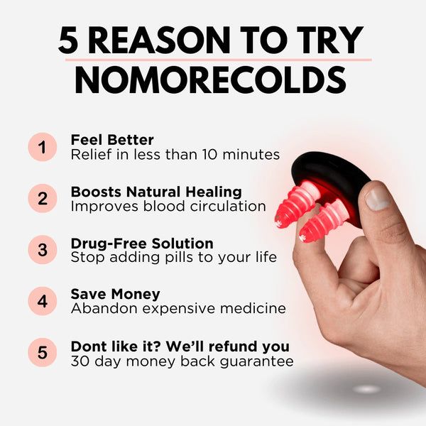 Red Light Nose Therapy Device