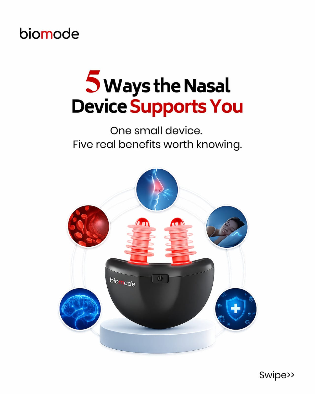 Red Light Nose Therapy Device